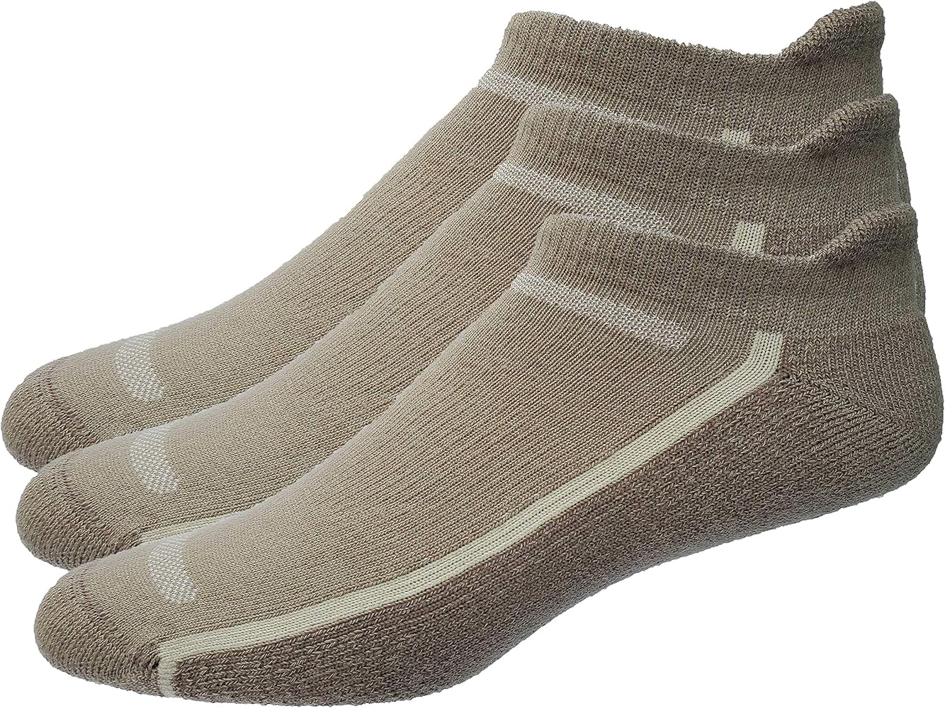 Mens 3-Pack No Show Tab Golf Socks