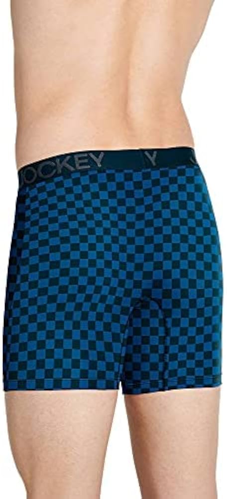 Jockey Men's Underwear Active Ultra Soft Modal 6" Boxer Brief