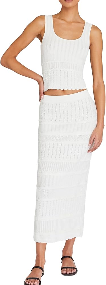 Club Monaco Women's Mixed Stitch Skirt