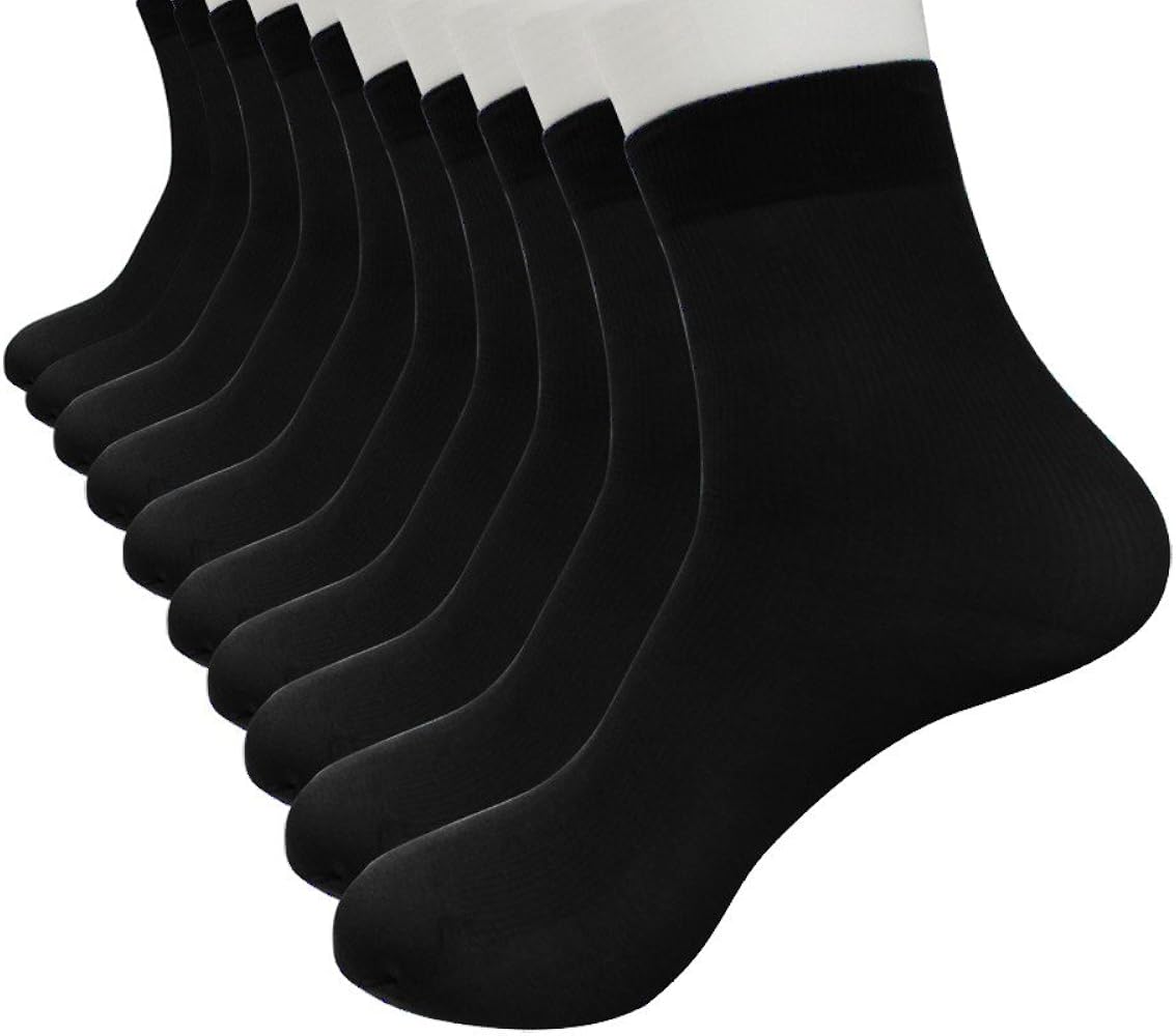 10 Pairs Crew Socks Athletic Socks for Men Breathable Socks Casual Sport Socks for Running Traveling