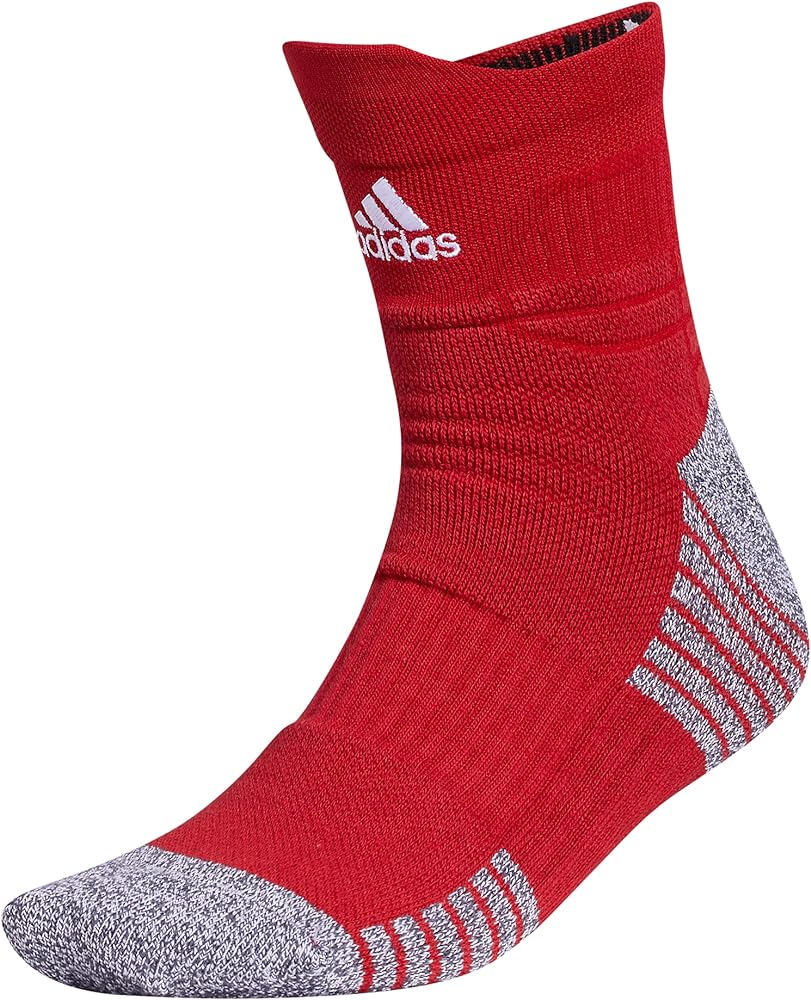 adidas 5-Star Team Cushioned High Quarter Socks (1-Pair)