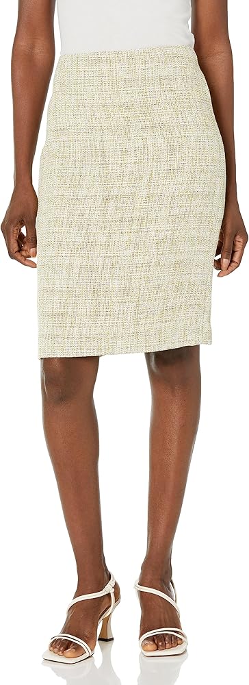Anne Klein Women's Tweed Pencil Skirt (Lined)