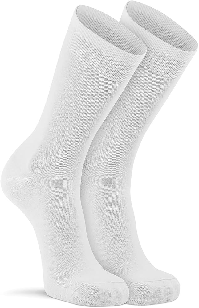 Fox River Men's Standard Therm Ultra-Lightweight Crew Liner Cold Weather & Winter Socks | Moisture-Wicking | Breathable | Warm, White, Medium