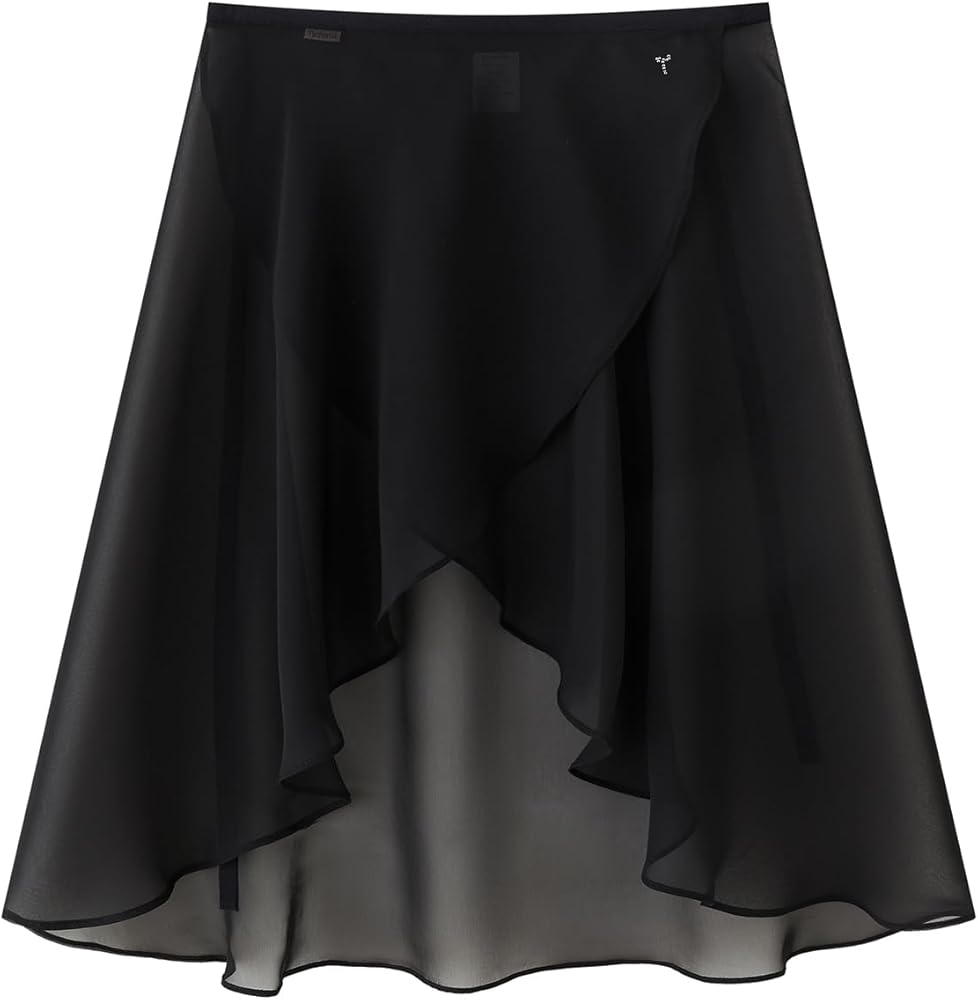 Ballet Skirt for Women Tie-Up One-Piece Skirt Short in The Front and Long in The Back