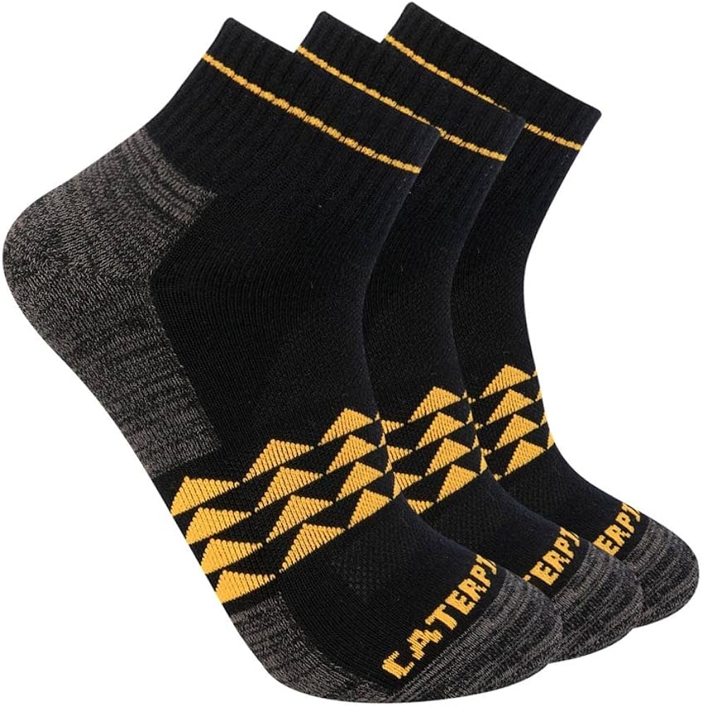 Caterpillar Men's Half Cushioned Quarter Sock