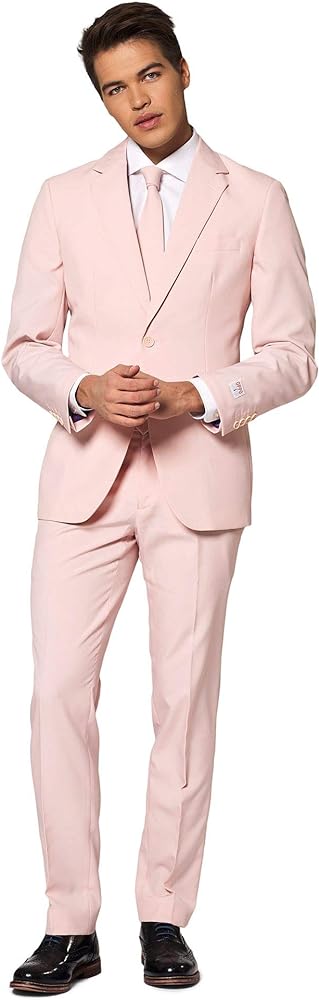 OppoSuits Solid Color Party Suits - Colorful Outfits for Prom, Weddings, Bachelor Parties - Comes With Blazer, Pants & Tie
