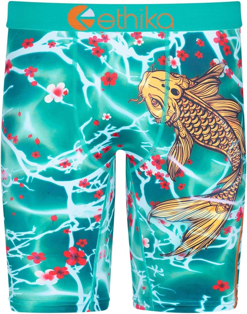 Ethika Mens Staple Boxer Brief | KOI Blossom Remix