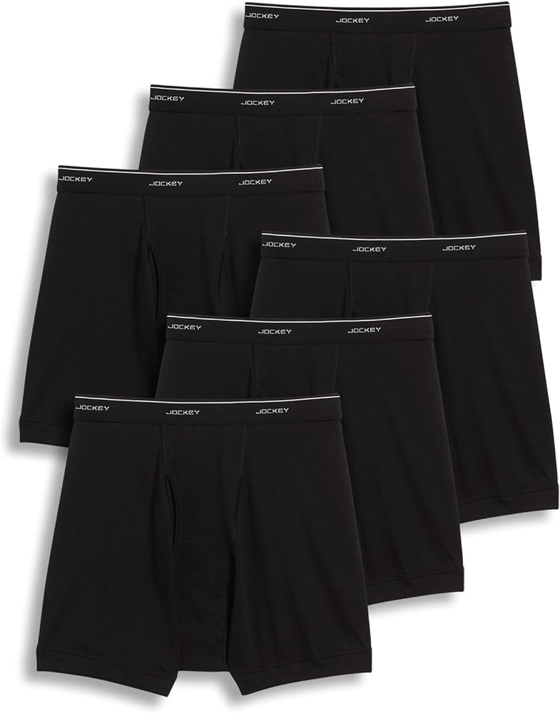 Jockey Men's Underwear Classic 5" Boxer Brief - 6 Pack