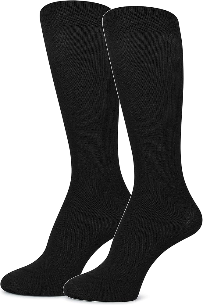 Colorful Soft Cotton Men's Groomsmen Wedding Gift Solid Color Dress Socks