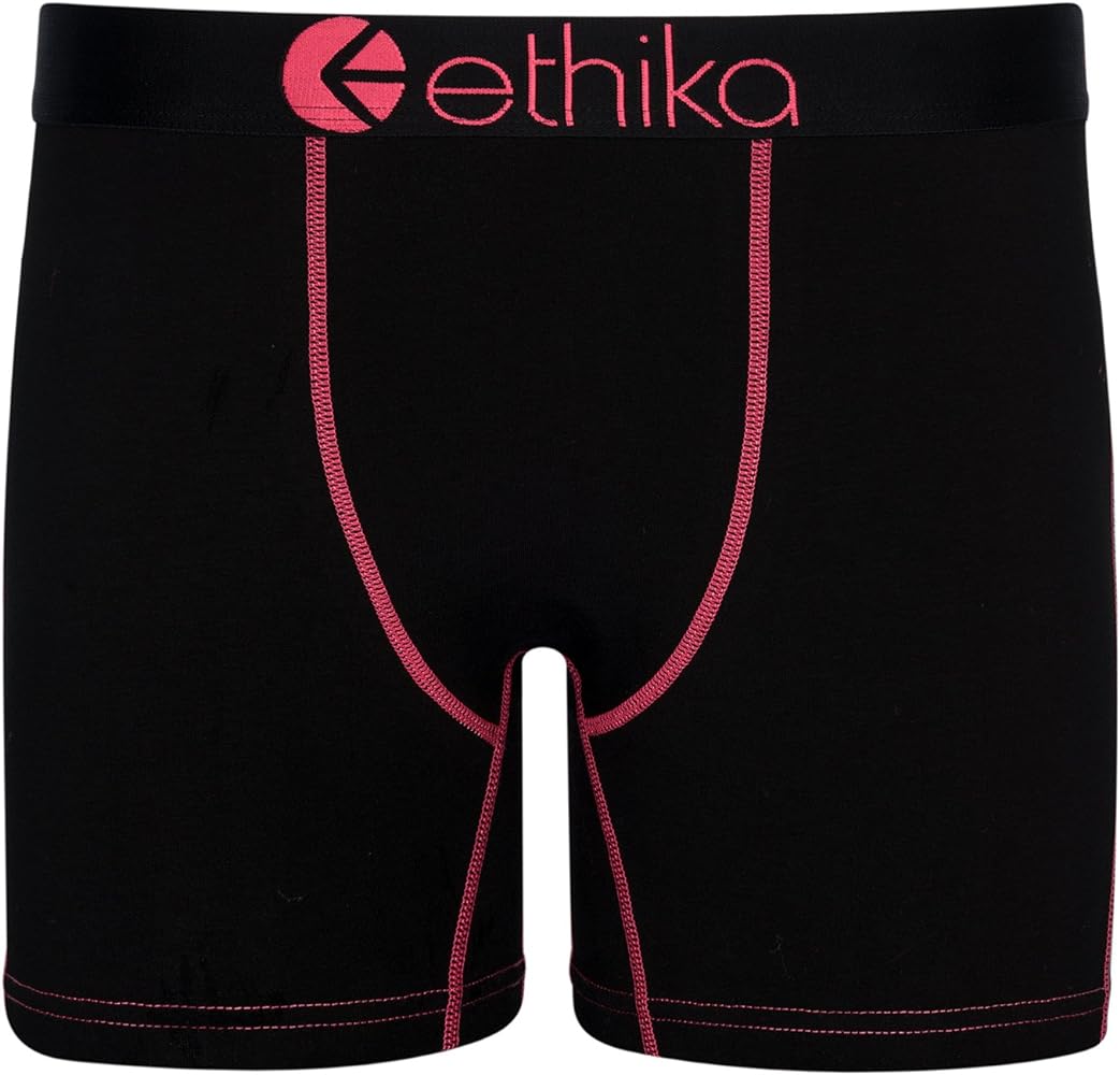 Ethika Mens MID Boxer Brief | *Solids* Black Roz