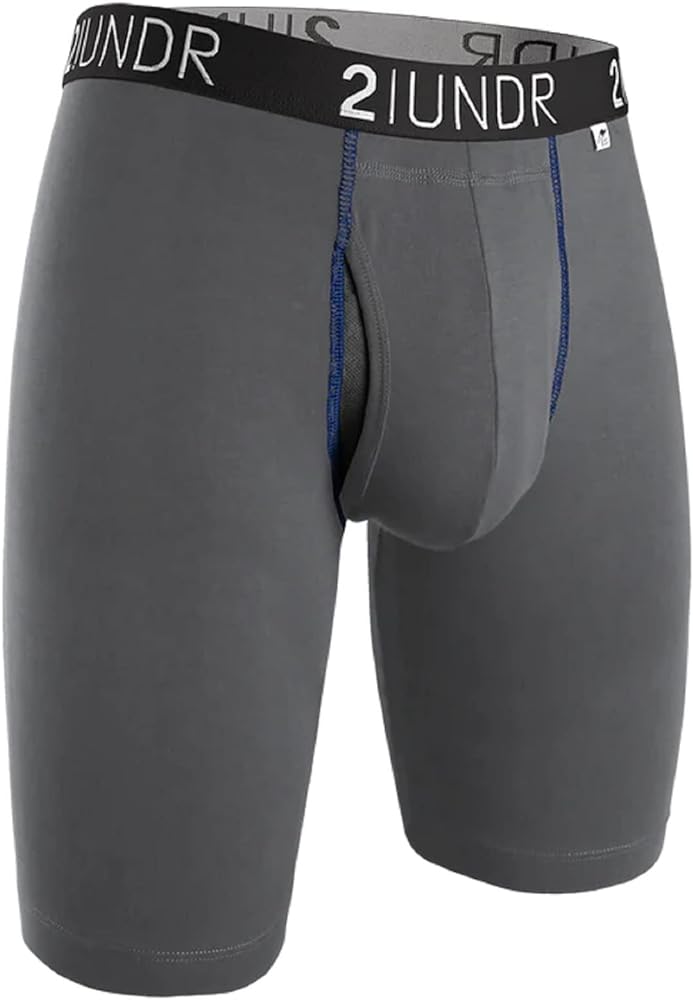 2UNDR Mens Swing Shift 9" Boxer Long Leg Underwear