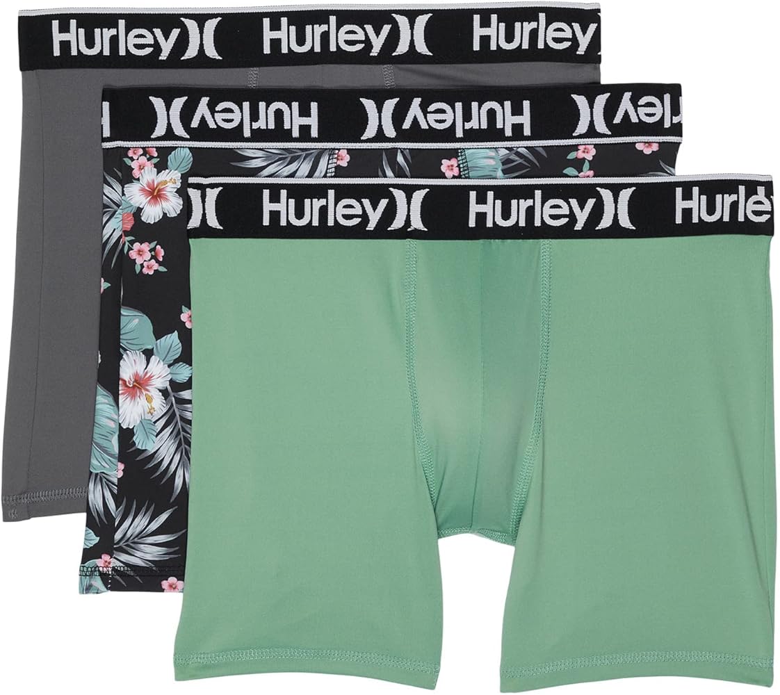 Hurley Regrind Mainline Boxer Briefs 3-Pack